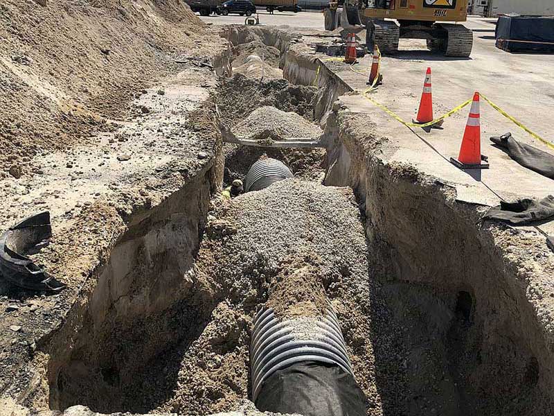 Parking Lot Drainage and Catch Basins  Contractors Fort Lauderdale